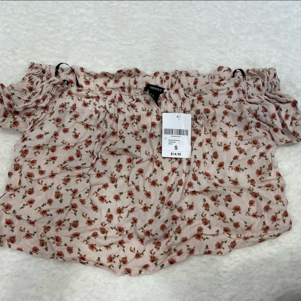 Off-The-Shoulder Floral Flowy Top